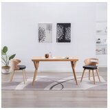  Jedilni stoli 2 kosa črni ukrivljen les in umetno usnje | Shoptok.si