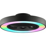Brilliant LED RGBW stropna svetiljka sa ventilatorom CATANIA LED/37W/230V crna + daljinski upravljač Cene