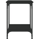 Stolić za kavu crni 40 x 40 x 55 cm od konstruiranog drva | Eponuda.com