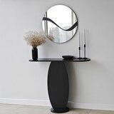 Hanah home abstract 3 - black black mirror | ePonuda.com