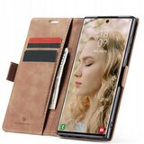 Spacecase ETUI DENARNICA ZA GALAXY S22 ULTRA USNJEN SVETLO RJAV, (21964462) | Shoptok.si