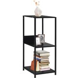 vidaXL knjižna polica črna 33,5x39,6x79,7 cm iverna plošča | Shoptok.si