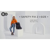 Kinderkraft otroški avtosedež safety™ fix 2 i-size 1/2/3 (76-150 cm) grey | Shoptok.si