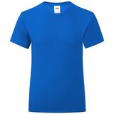 Fruit Of The Loom Blue Girls' T-shirt Iconic Cene