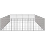  Ograda za životinje s 24 ploča 54 x 60 cm od pocinčanog željeza | Eponuda.com