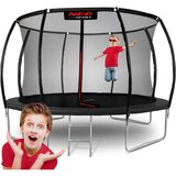  Vrtni profilirani trampolin 12 ft / 374 cm s unutarnjom zaštitnom mrežom Neo-Sport | shoptok.hr