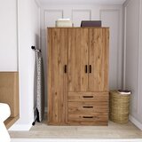 Hanah home Ormar Easy 1600-56, 90x174.8x47 cm, Smeđa cijene
