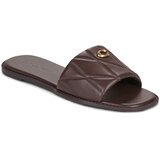 Coach Natikači HOLLY QUILTED LEATHER SANDAL Kostanjeva | Shoptok.si