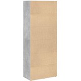  Regal za knjige boja betona 60x30x152 cm konstruirano drvo | shoptok.hr