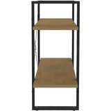 vidaXL ormarić za knjige s 2 razine smeđi 80x30x70 cm masivna borovina | shoptok.hr