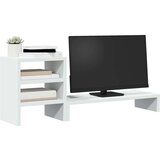 vidaXL Stalak za monitor sa stolnim organizatorom bijeli drveni | shoptok.hr