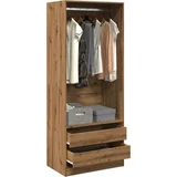 vidaXL Ormar boja artisian hrast 80x50x200 cm konstruirano drvo
