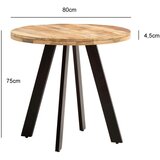 MID.YOU Jedilna Miza Mango, Pravi Les | Shoptok.si