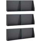  Zid za zadržavanje 6 kom. 60 x 12 x 30 cm Čelik Antracit | shoptok.hr