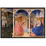  Slika - Fra Angelico – The Annunciation 120x80 U crnom drvenom okviru | shoptok.hr