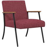 vidaXL fotelja Vinska crvena 59 x 75 x 78 cm tkanina | shoptok.hr