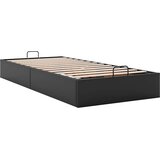  Otomanski okvir kreveta bez madraca crni 100x200cm umjetne kože | shoptok.hr