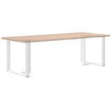  Noge za blagovaonski stol T-oblika 2 kom Bijele 70x35x(72-73) cm Čelik | shoptok.hr