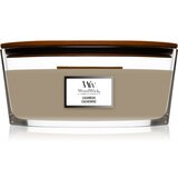 WoodWick Cashmere dišeča sveča z lesenim stenjem (hearthwick) 453,6 g cene