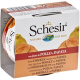 Schesir Pašteta za pse, Piletina i papaja, 150g Cene