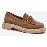 S. BARSKI Women's Suede Loafers with Flat Heel and Decoration D&A | Shoptok.si
