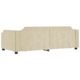 Izvlečna dnevna postelja krem 100x200 cm blago | Shoptok.si