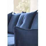 Miuform temno modra raztegljiva kotna sedežna garnitura iz rebrastega žameta (levi kot) lazy lukka – | Shoptok.si