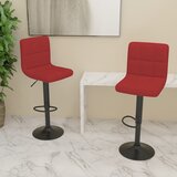vidaXL Barski stolci od tkanine 2 kom crvena boja vina | shoptok.hr