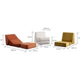 Atelier Del Sofa sofa-krevet sa 1 sedicom origami convertable mustard | ePonuda.com