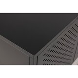 Actona Črna kovinska komoda Newcastle, širina 125 cm | Shoptok.si