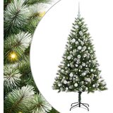  Umjetno Božićno drvce s pokrivačem snijega 150 LED lampica | shoptok.hr