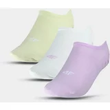 4f Women's Short Casual Socks (3 Pack) - Multicolored