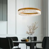 Lesnina XXXL VISEČA NIHALNA LED-SVETILKA Frozi 1900 lm 3000 K | Shoptok.si