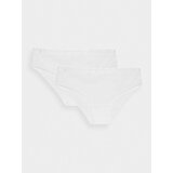 4f Women's Underwear Panties (2 Pack) - White cene