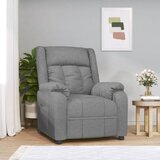 vidaXL Naslanjač svetlo sivo blago | Shoptok.si