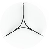 Umbra Crni okrugao stolić za kavu sa staklenom pločom stola 87x87 cm Madera – | shoptok.hr