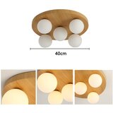 Brilagi stropna svetiljka lund wood 5xG9/9W/230V, prečnik 40 cm, drvo | Eponuda.com