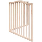  Vrata za pse s 2 panela sklopiva 160 cm od drva topole | shoptok.hr