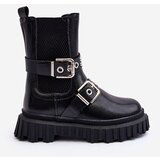 Boto Girls' Zip-Up Ankle Boots Black Adeneia | Shoptok.si