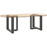  Noge za klubsko mizico v obliki črke T 2 kosa antracit 50x25x(42-43) cm jeklo, (22123945) | Shoptok.si