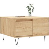  Stolić za kavu boja hrasta 55x55x36,5 cm konstruirano drvo | Eponuda.com