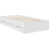  Krevetna konstrukcija Bijelo 100 x 200 cm Inženjersko Drvo | shoptok.hr