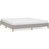  Za krevet svjetlosivi 180 x 200 cm od tkanine | shoptok.hr