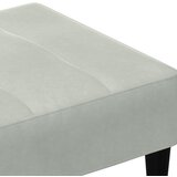  Tabure svjetlosivi 77x55x31 cm baršunasti | Eponuda.com