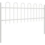  Vrtna Ograda 3 pcs Bijelo 5,1 x 0,6 m Čelik s prahom | Eponuda.com