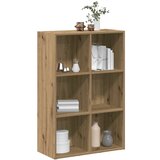 vidaXL Knjižna omara/komoda artisan hrast 66x30x98 cm inženirski les | Shoptok.si
