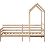  Dnevni krevet s krovom bez madraca 80x200 cm Masivno drvo | shoptok.hr