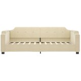  Dnevni krevet na razvlačenje s ladicama krem 90x200 cm tkanina | shoptok.hr