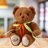 Plišana igračka medo sa mašnama 30cm - tamno smeđi | Shoptok.si
