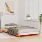  Posteljni okvir Voščeno rjava 100 x 200 cm Trdna borovina, (5000127375) | Shoptok.si
